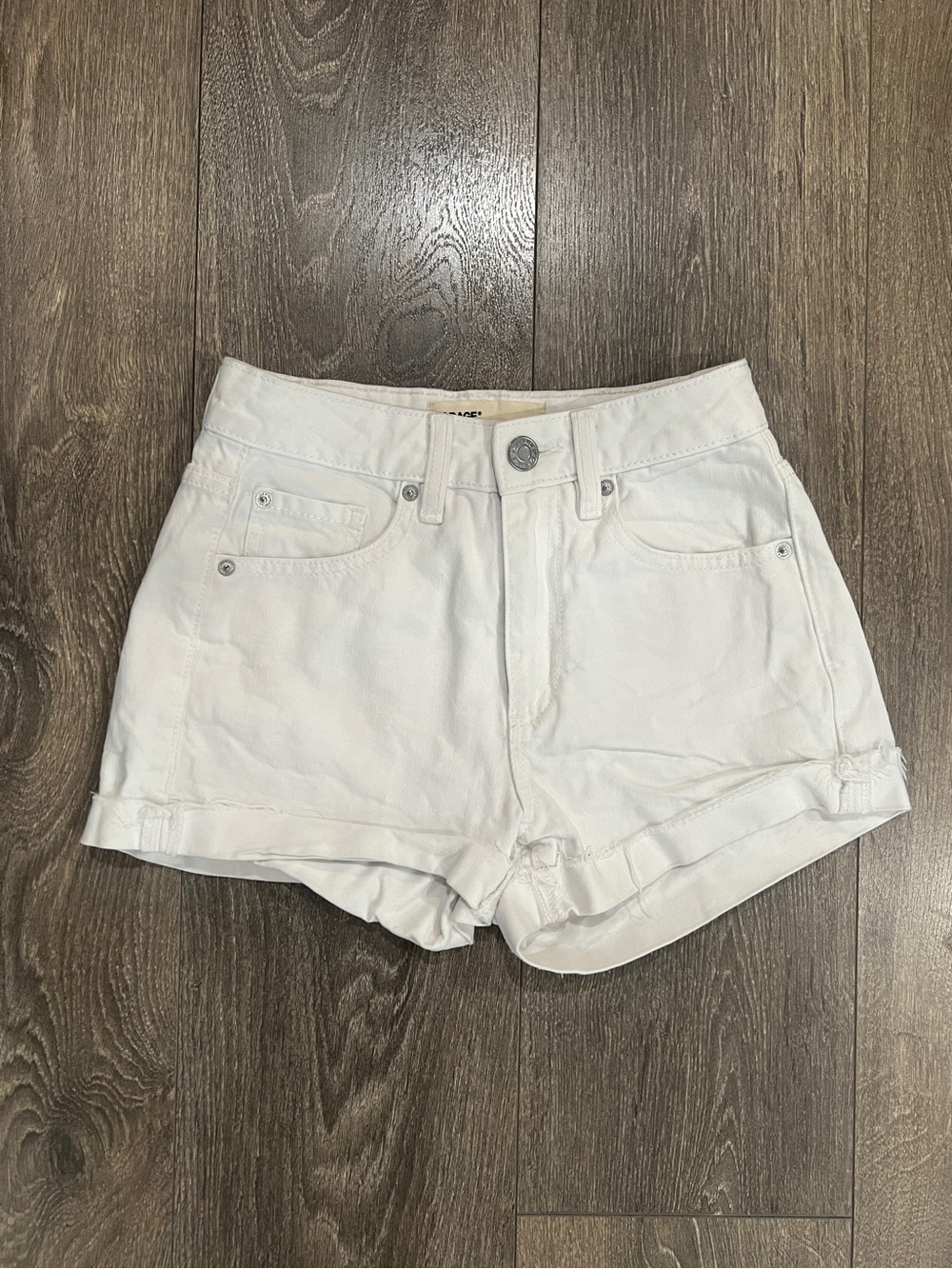 Garage white denim mom jeans - size 00
